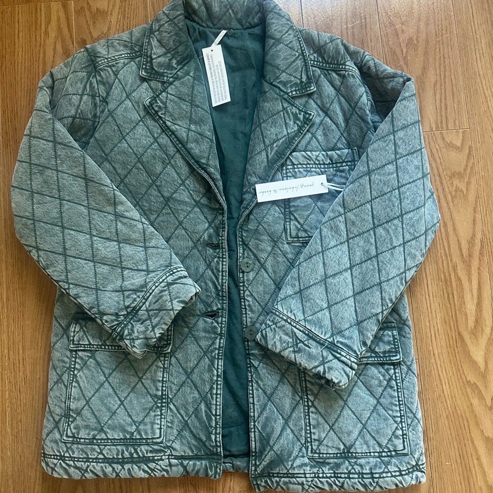 Young Fabulous & Broke Quilted Green Jacket